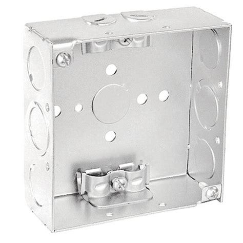 4 square junction box with clamps|romex clamps that pass code.